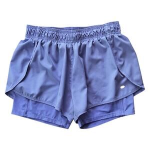 Leg3nd 2 in 1 Lavender Purple Athletic Shorts XL